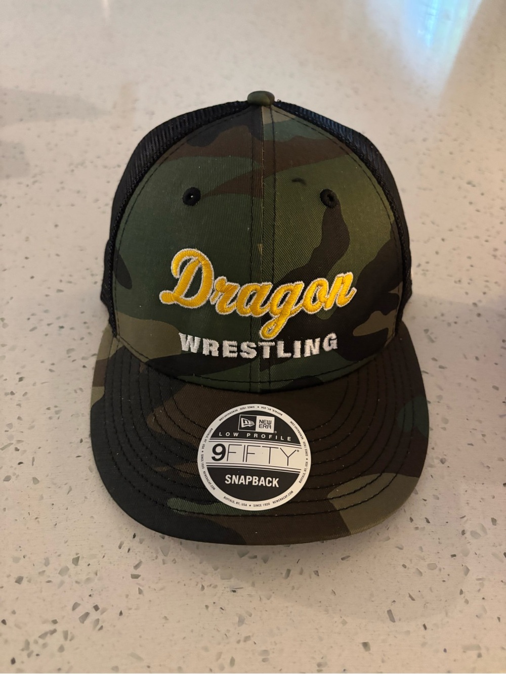 Drexel University New Era Black & White 9FIFTY Mesh Snapback